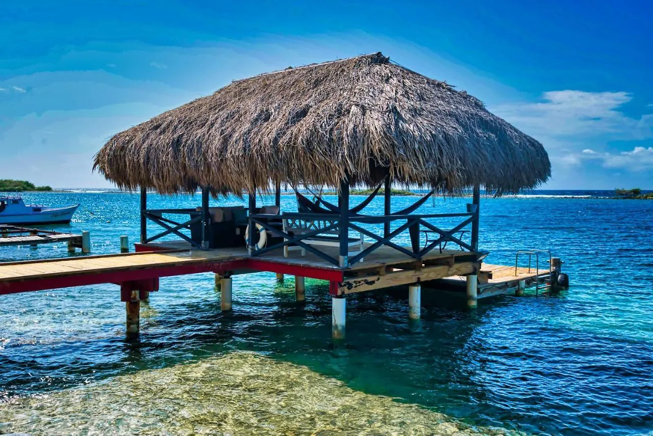 Private Beach Ocean Front Boat Dock Tiki Bar Savaneta 0*,  Aruba