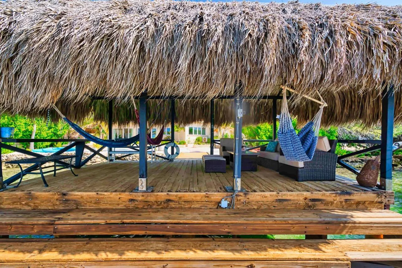 Villa Private Beach Ocean Front Boat Dock Tiki Bar Savaneta
